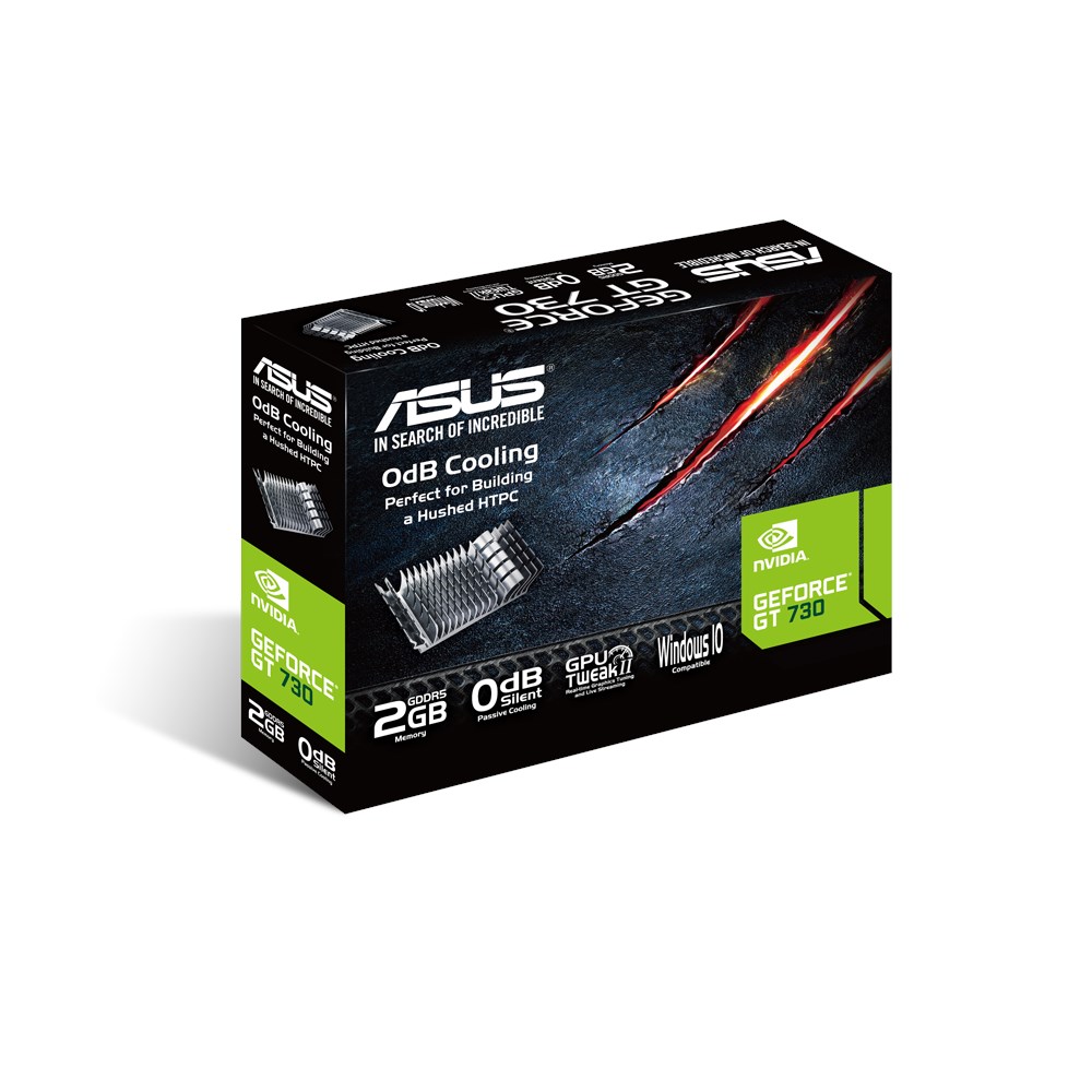 Видеокарта ASUS GeForce GT 730 Silent Low Profile 2GB GDDR5 (GT730-SL-2GD5-BRK) фото 5