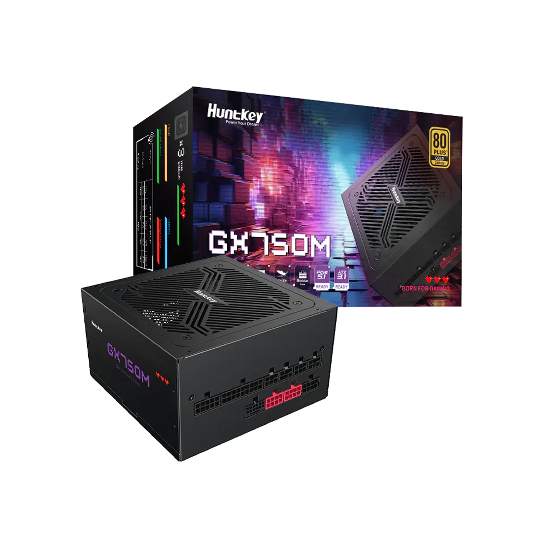 Блок питания Huntkey GX750M – купить недорого с доставкой по Алматы и Казахстану фото 3