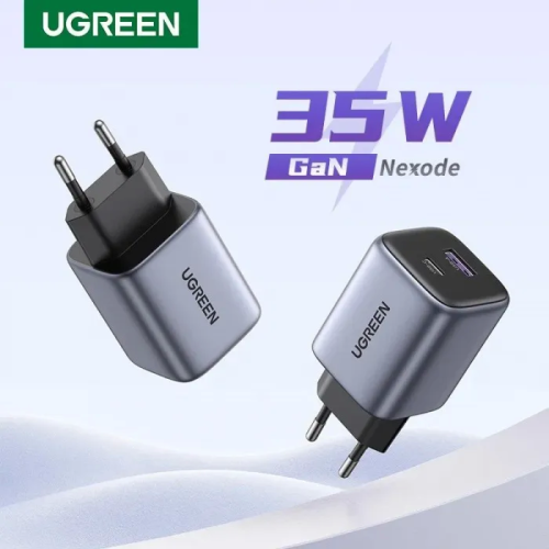Зарядное устройство Ugreen CD350 15539 Nexode 35W/ 1*USB-C/1*USB-A/ GaN Tech Fast Charger — купить в Казахстане | neom.kz