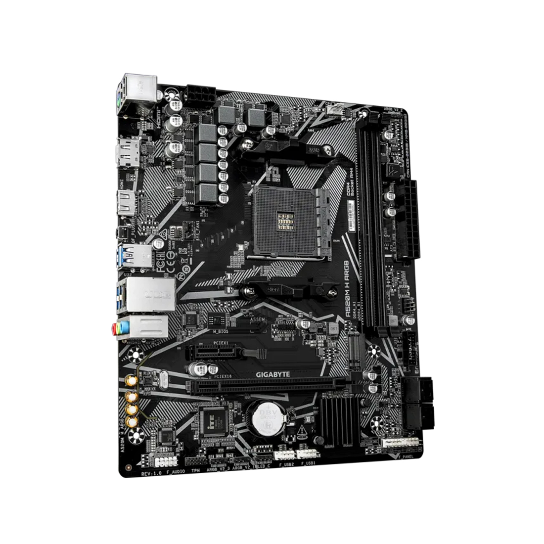 Материнская плата Gigabyte A520M H ARGB AM4 A520 DDR4 Micro ATX фото 3