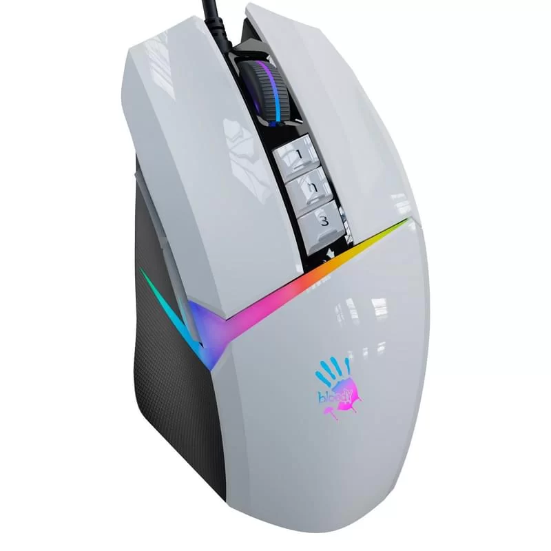 Мышь A4Tech Bloody W60 Max Panda White Activated – купить недорого с доставкой по Алматы и Казахстану