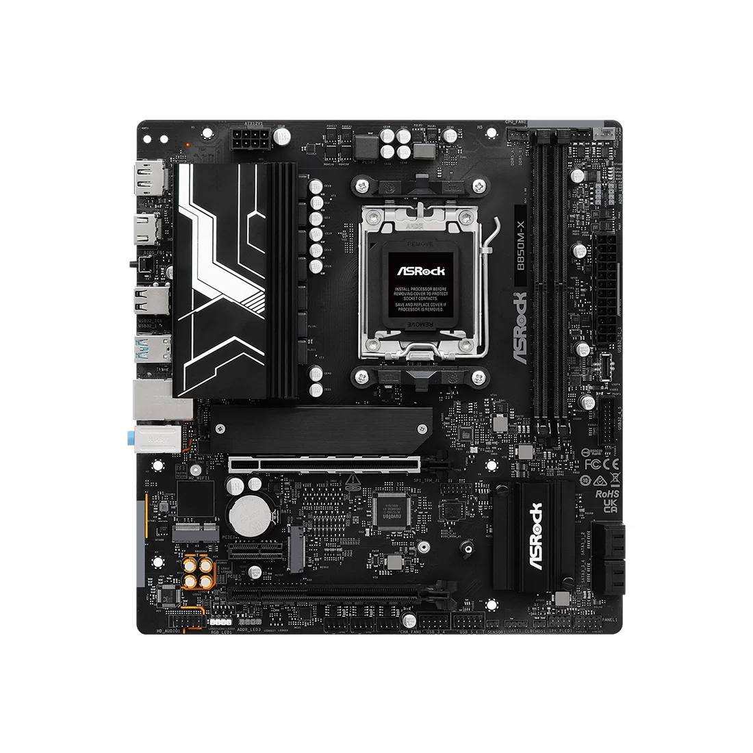 Материнская плата ASRock B850M-X – купить недорого с доставкой по Алматы и Казахстану