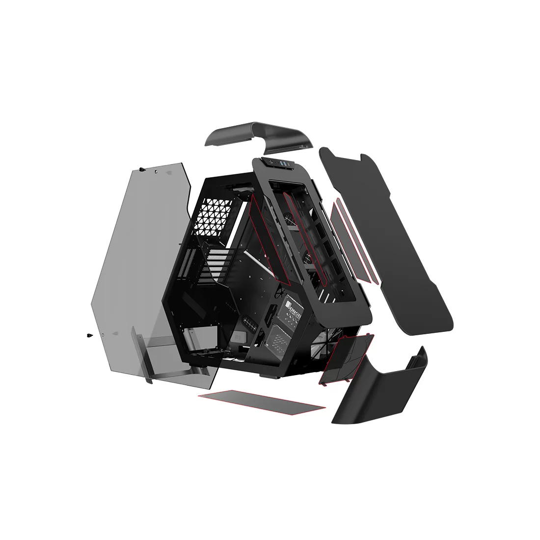 Компьютерный корпус Jonsbo TR03-G Black без Б/П фото 3