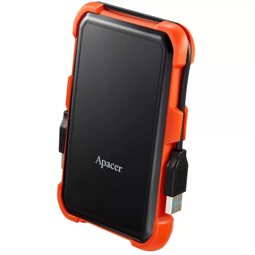 Внешний жёсткий диск Apacer AC630, 1 TB, 2.5", Black-Orange – купить недорого с доставкой по Алматы и Казахстану