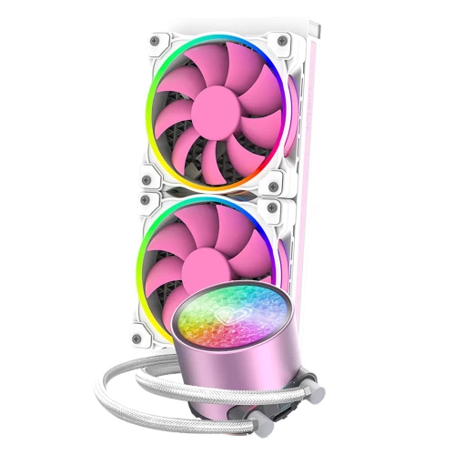 Система водяного охлаждения ID-Cooling Pinkflow 240 Diamond Purple 240 мм — купить в Казахстане | neom.kz