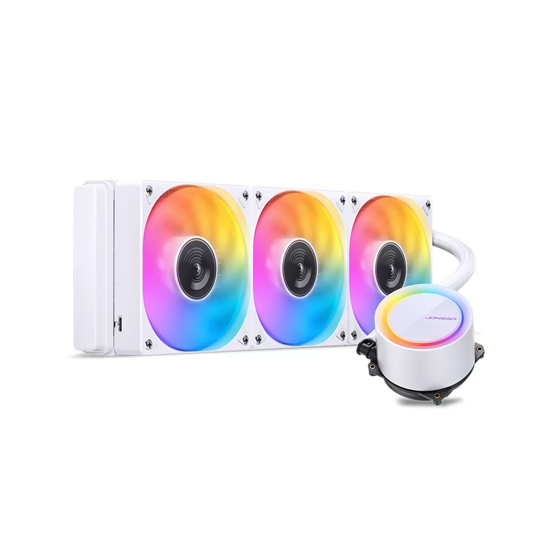 Кулер с водяным охлаждением Jonsbo TG-360 White – купить недорого с доставкой по Алматы и Казахстану