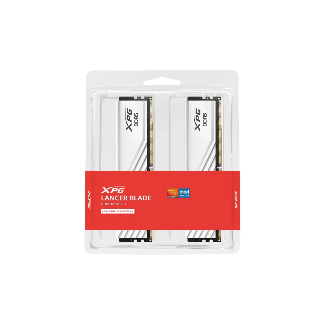 Комплект модулей памяти ADATA XPG Lancer Blade AX5U6400C3216G-DTLABWH DDR5 32GB (Kit 2x16GB) 6400MHz — оперативная память RAM