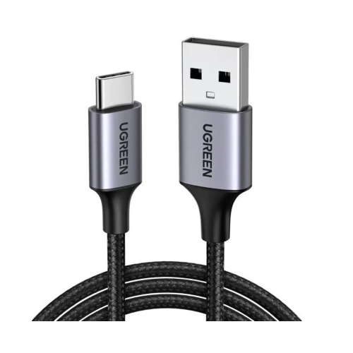 Интерфейсный кабель Ugreen US288/60126 USB-A на USB-C 18W 1 м Чёрный — купить в Казахстане | neom.kz