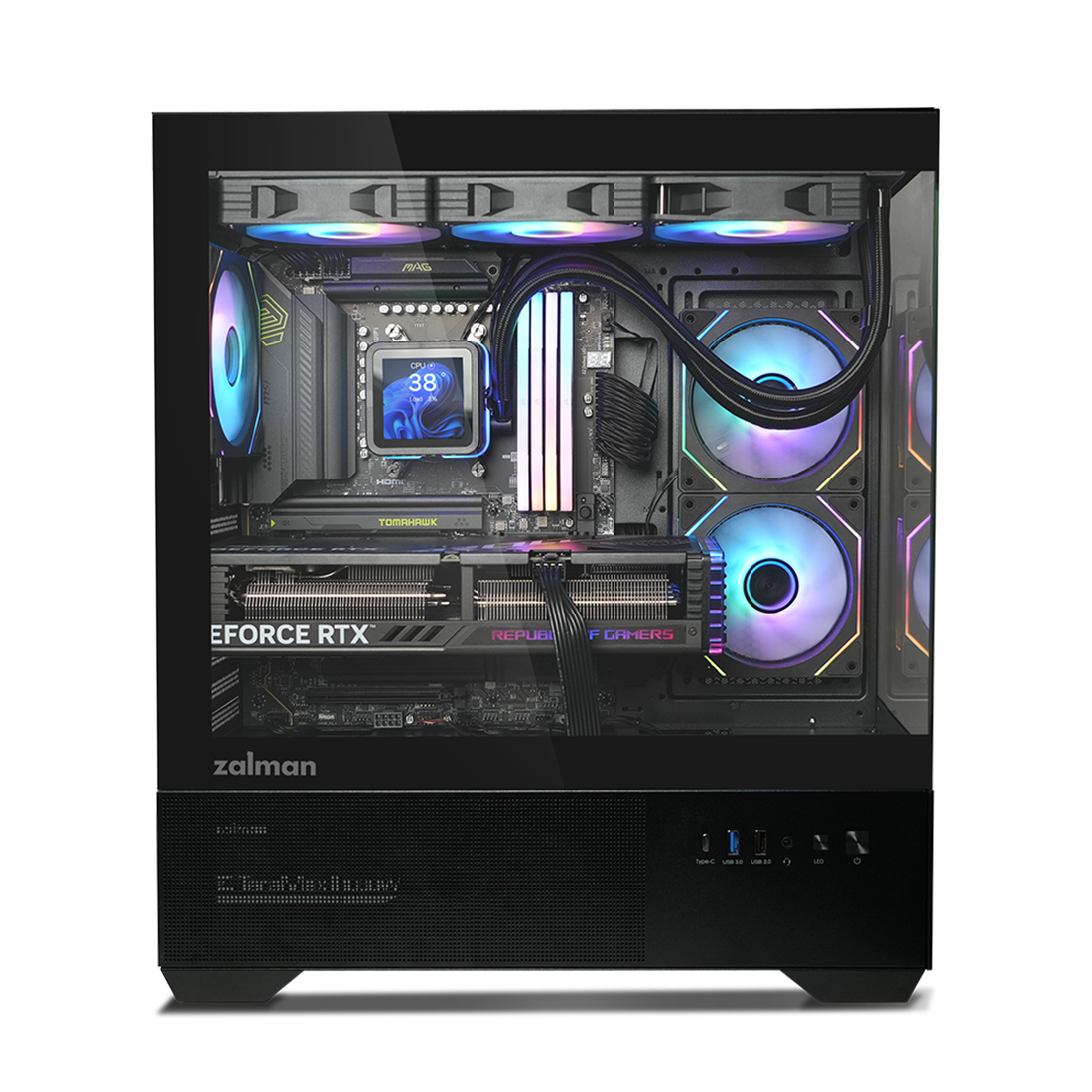 Компьютерный корпус Zalman CHRONIX V2 Black без Б/П