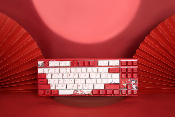 Клавиатура игровая механическая проводная Varmilo Koi VEM87 EC V2 Daisy, 87 клавиш, ANSI, красная (A33A039A8A3A01A034) – купить недорого с доставкой по Алматы и Казахстану