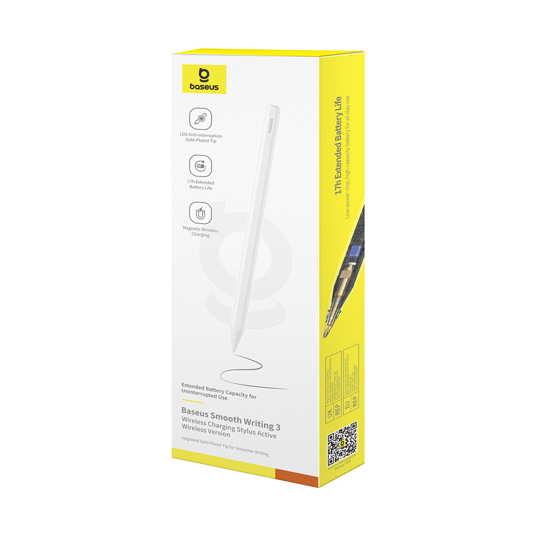 Стилус Baseus Smooth Writing 3 White (P80080806213-00) – купить недорого с доставкой по Алматы и Казахстану