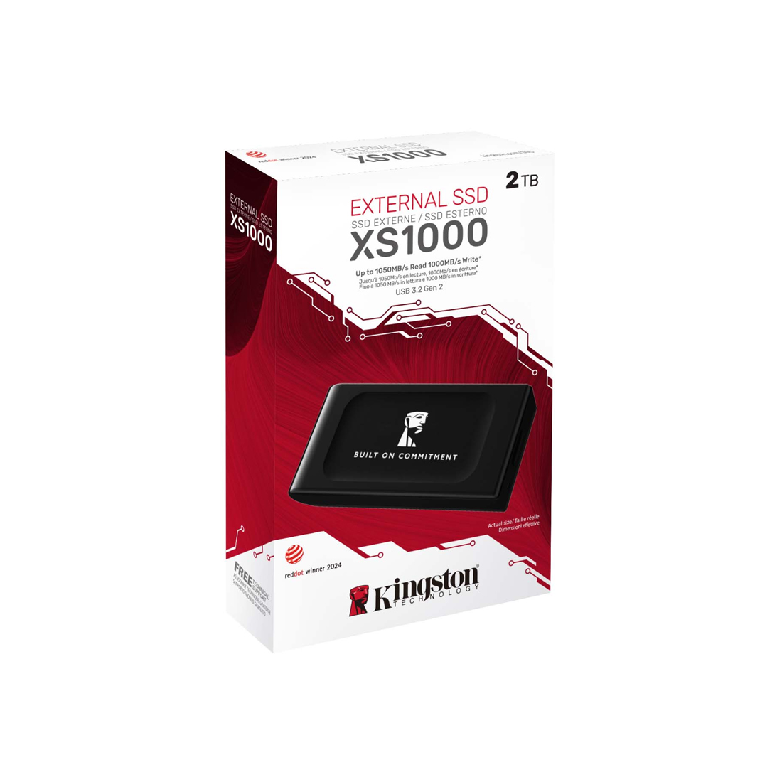 Внешний SSD диск Kingston 2TB XS1000 Темный – купить недорого с доставкой по Алматы и Казахстану
