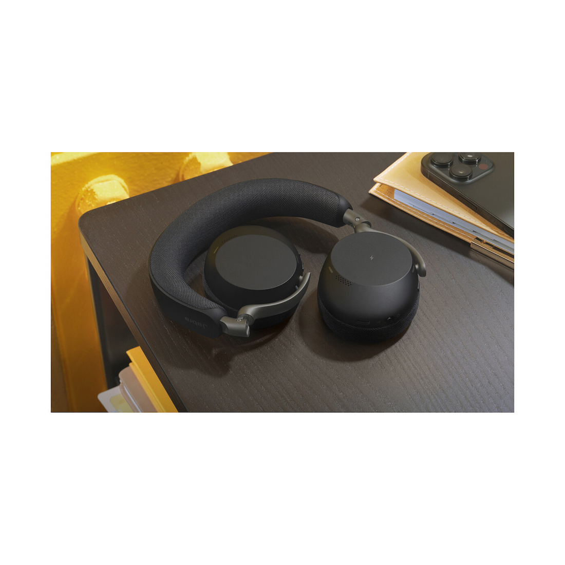 Гарнитура офисная Jabra Evolve3 75 MS Link390c, чёрная – купить недорого с доставкой по Алматы и Казахстану
