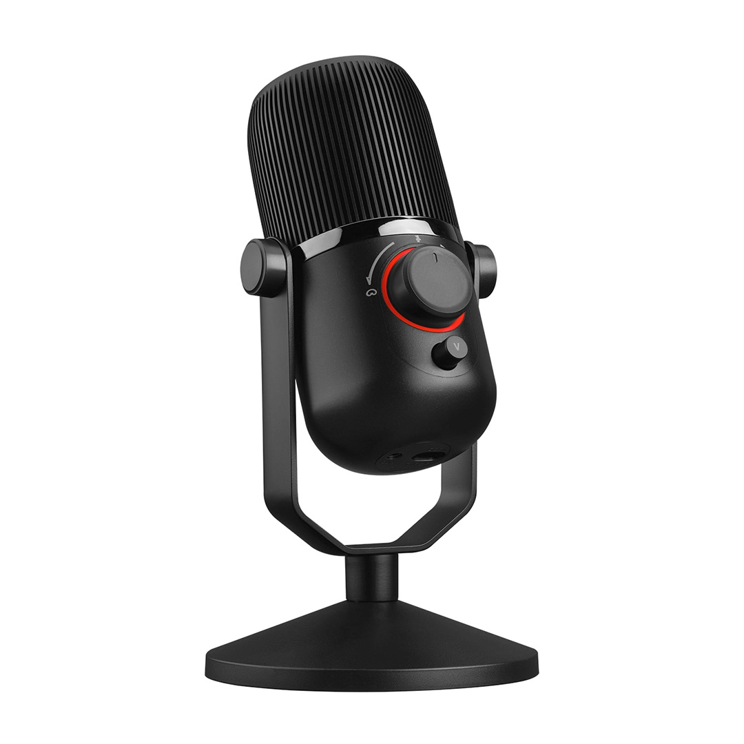 Настольный микрофон Thronmax M4 Mdrill ZeroPlus Jet Black 96Khz RGB, чёрный (M4P-TM01)