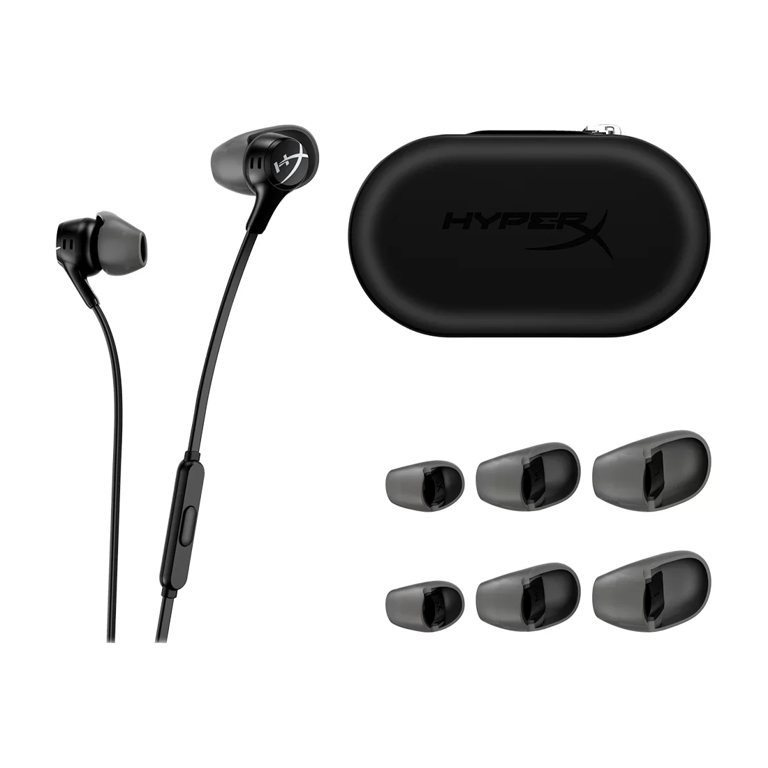 Наушники с микрофоном HyperX Cloud Earbuds II Black 70N24AA – купить недорого с доставкой по Алматы и Казахстану фото 3