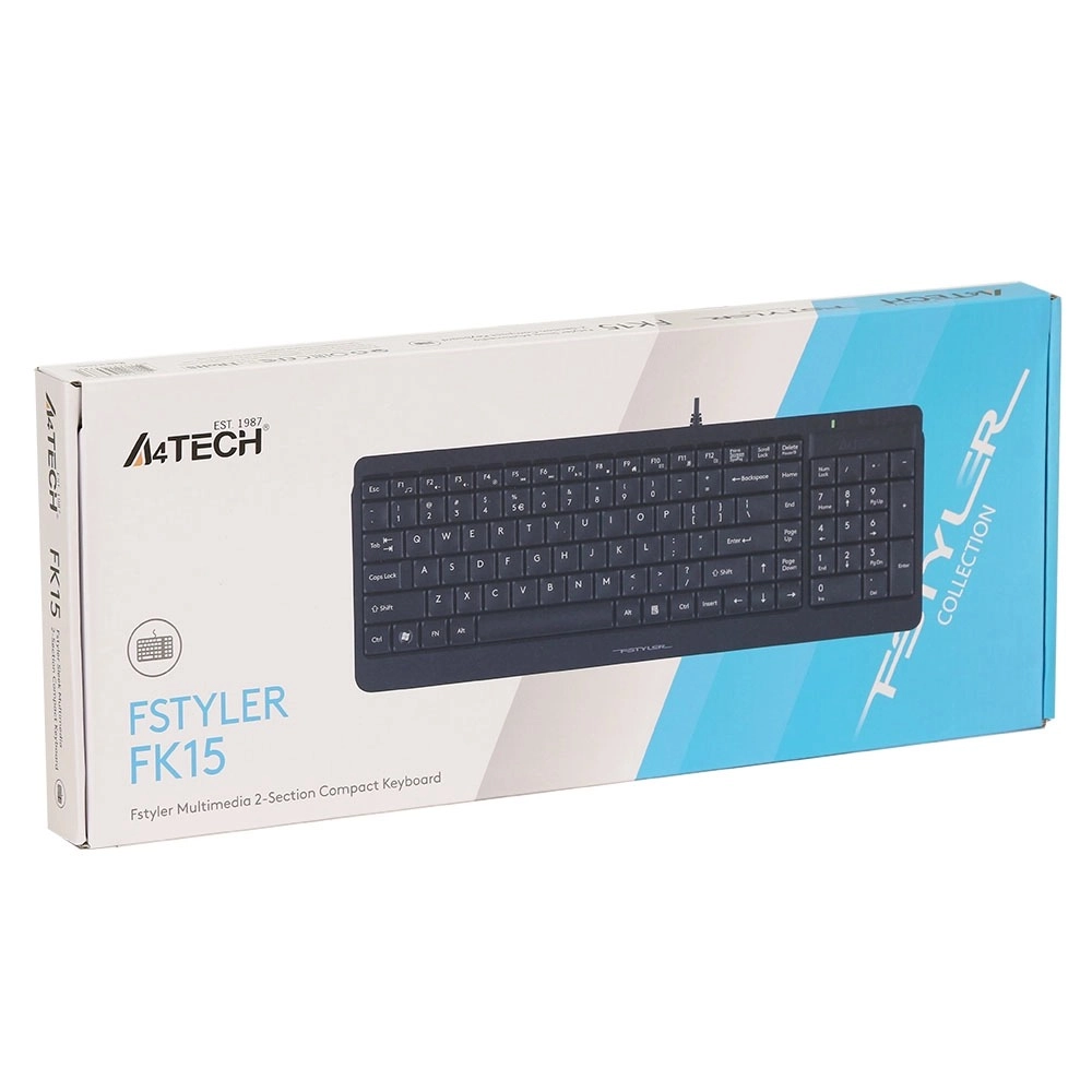 Клавиатура A4Tech Fstyler FK15-2M, Black, USB – купить недорого с доставкой по Алматы и Казахстану фото 5