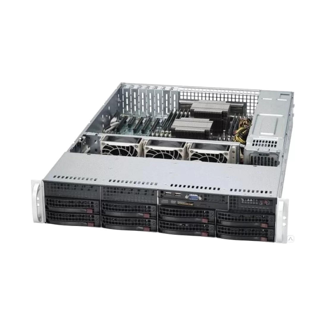 Серверное шасси Supermicro CSE-825TQC-R802LPB – купить недорого с доставкой по Алматы и Казахстану
