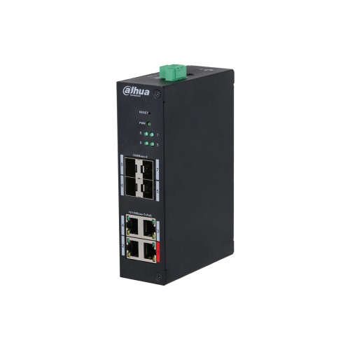 Коммутатор Dahua DH-HS4408-4ET-96, 4 порта 100 Мбит/с, 4×SFP, PoE, управляемый L2 — купить в Казахстане | neom.kz