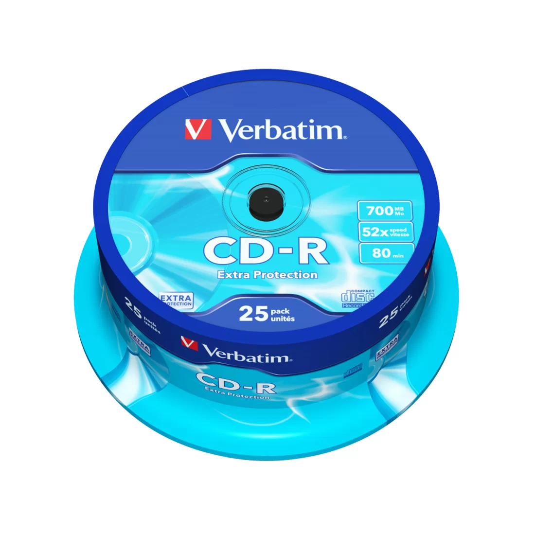 Диск CD-R Verbatim (43432) 700MB 25штук Незаписанный – купить недорого с доставкой по Алматы и Казахстану