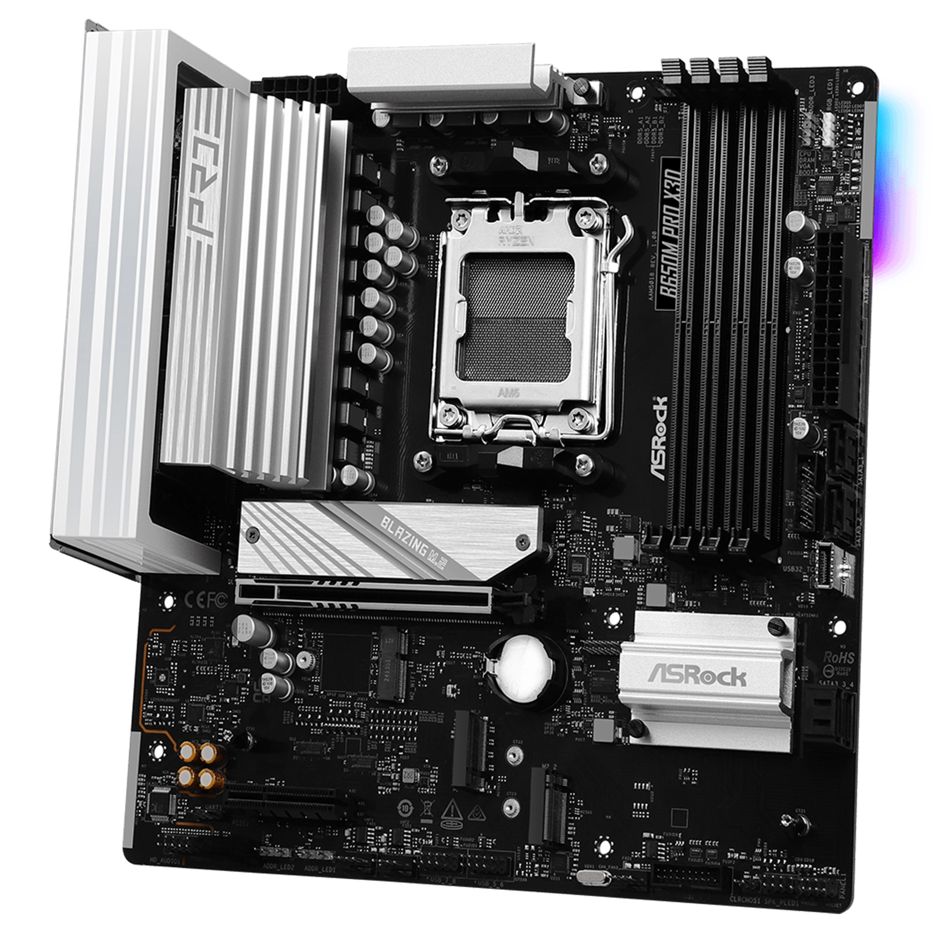 Материнская плата ASRock B650M PRO X3D AM5 B650 DDR5 Micro ATX