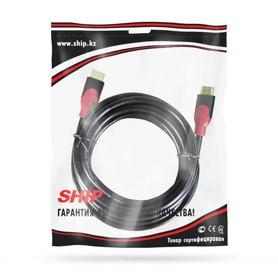 Интерфейсный кабель HDMI-HDMI SHIP SH6016-3P 30В Пол. пакет – купить недорого с доставкой по Алматы и Казахстану