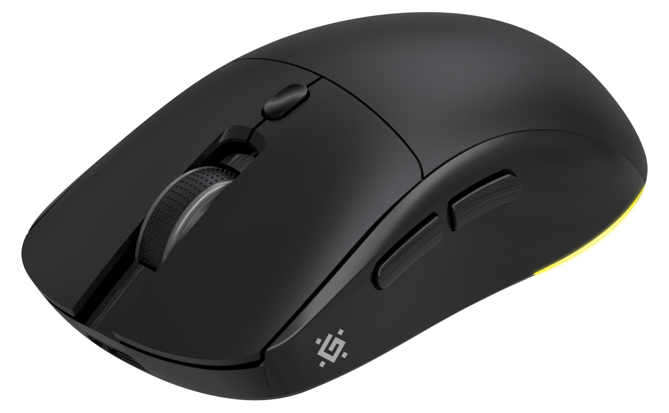 Мышь игровая беспроводная Defender Stone GM-551, 7 кнопок, 7200 dpi, чёрная