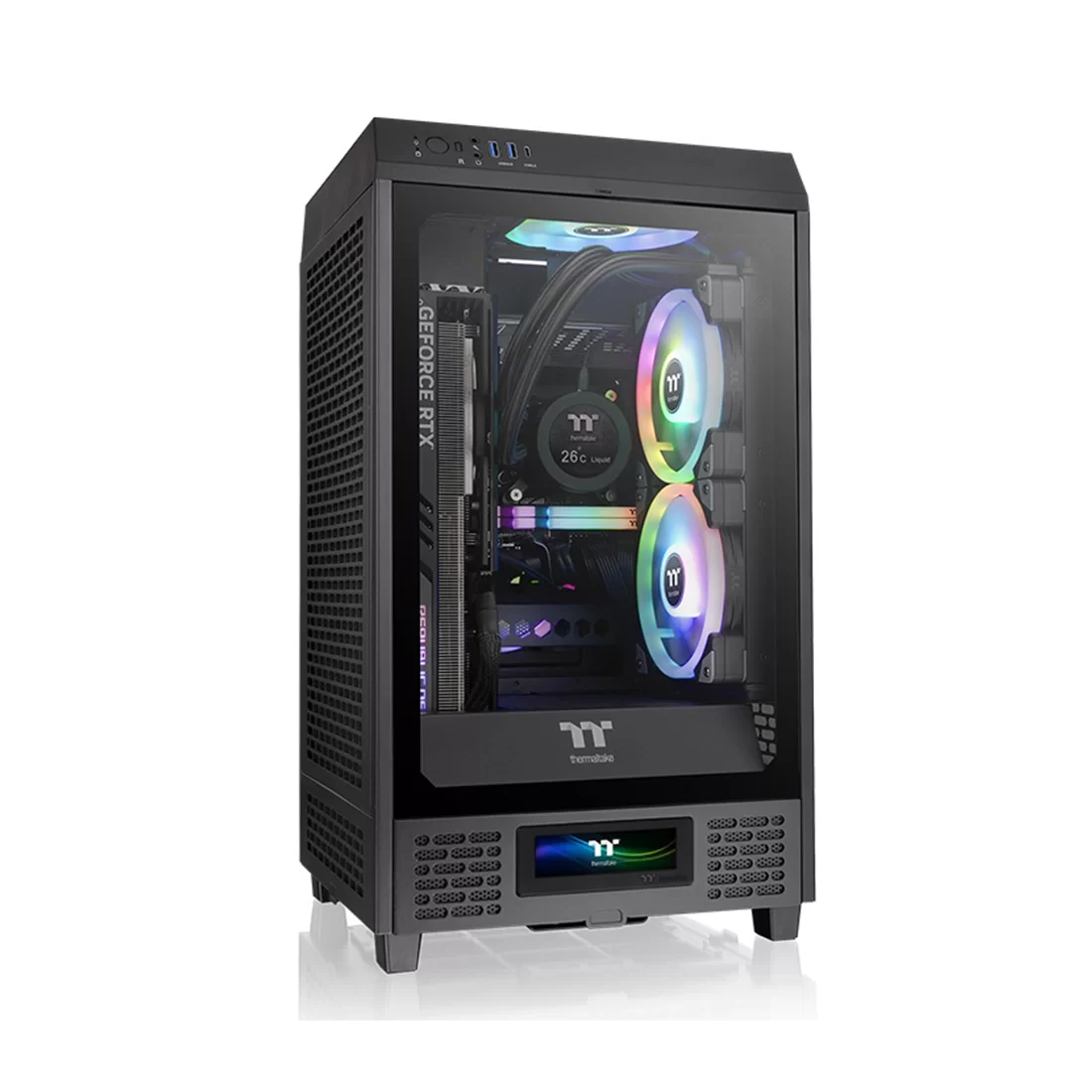 Панель LCD Thermaltake The Tower 200 Series Black – купить недорого с доставкой по Алматы и Казахстану