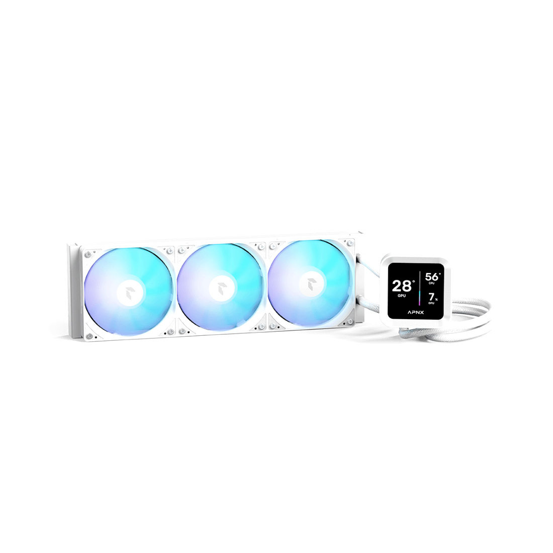 Система водяного охлаждения APNX LC1-D 360 White 360 мм – купить недорого с доставкой по Алматы и Казахстану