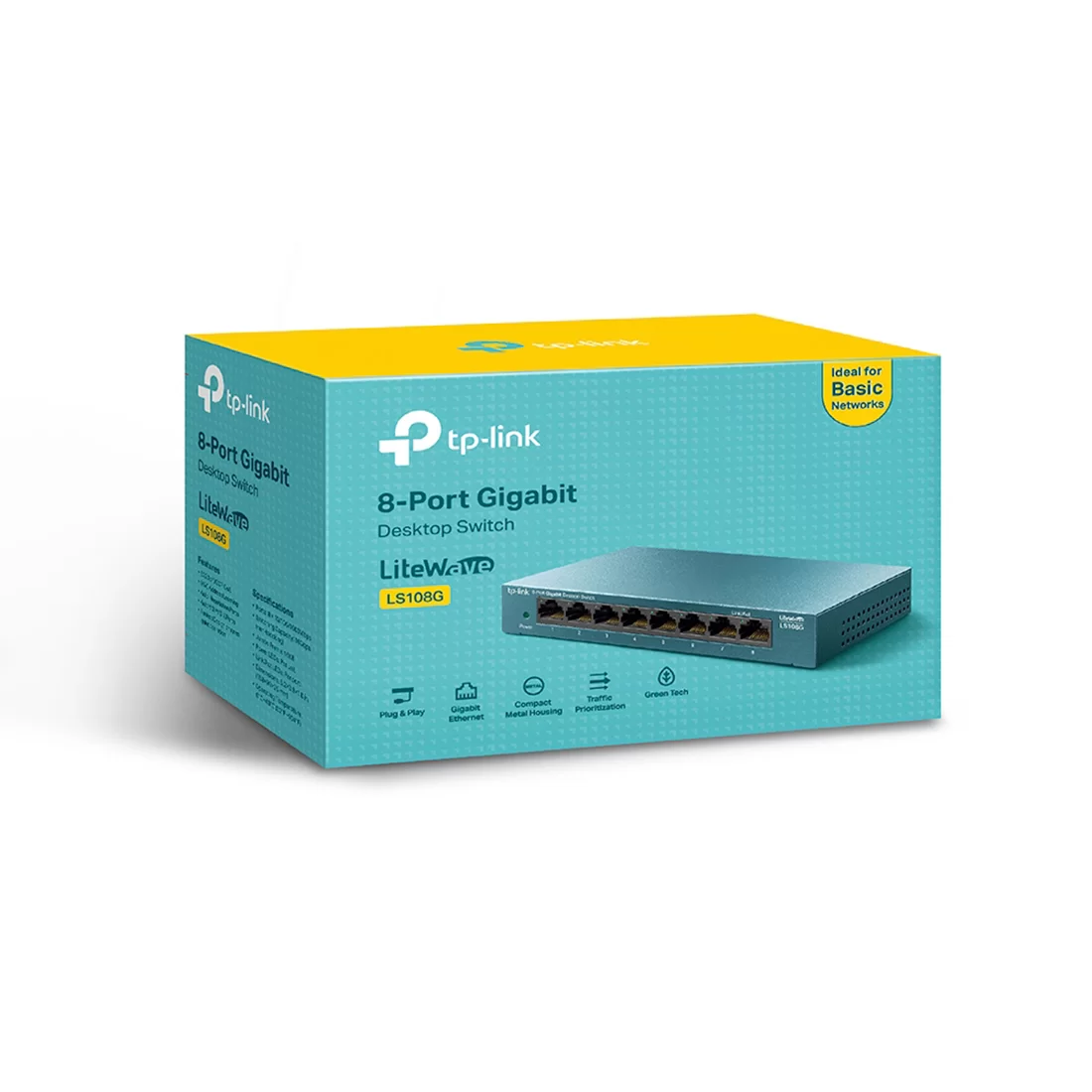 Коммутатор TP-Link LS108G – купить недорого с доставкой по Алматы и Казахстану фото 3