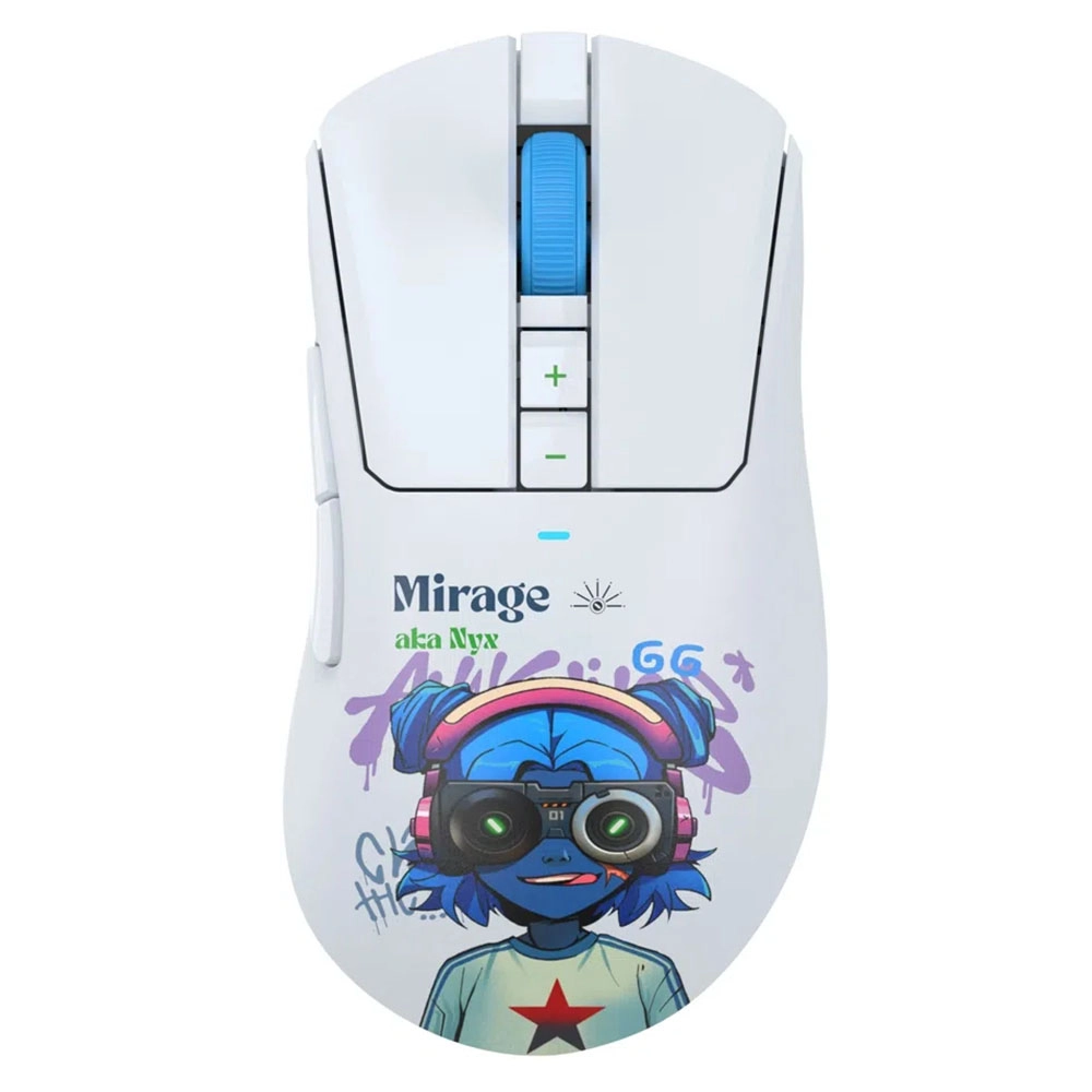 Мышь игровая беспроводная A4Tech Bloody R73 Pro Nyx Mirage, 7 кнопок, 26000 dpi, белая – купить недорого с доставкой по Алматы и Казахстану