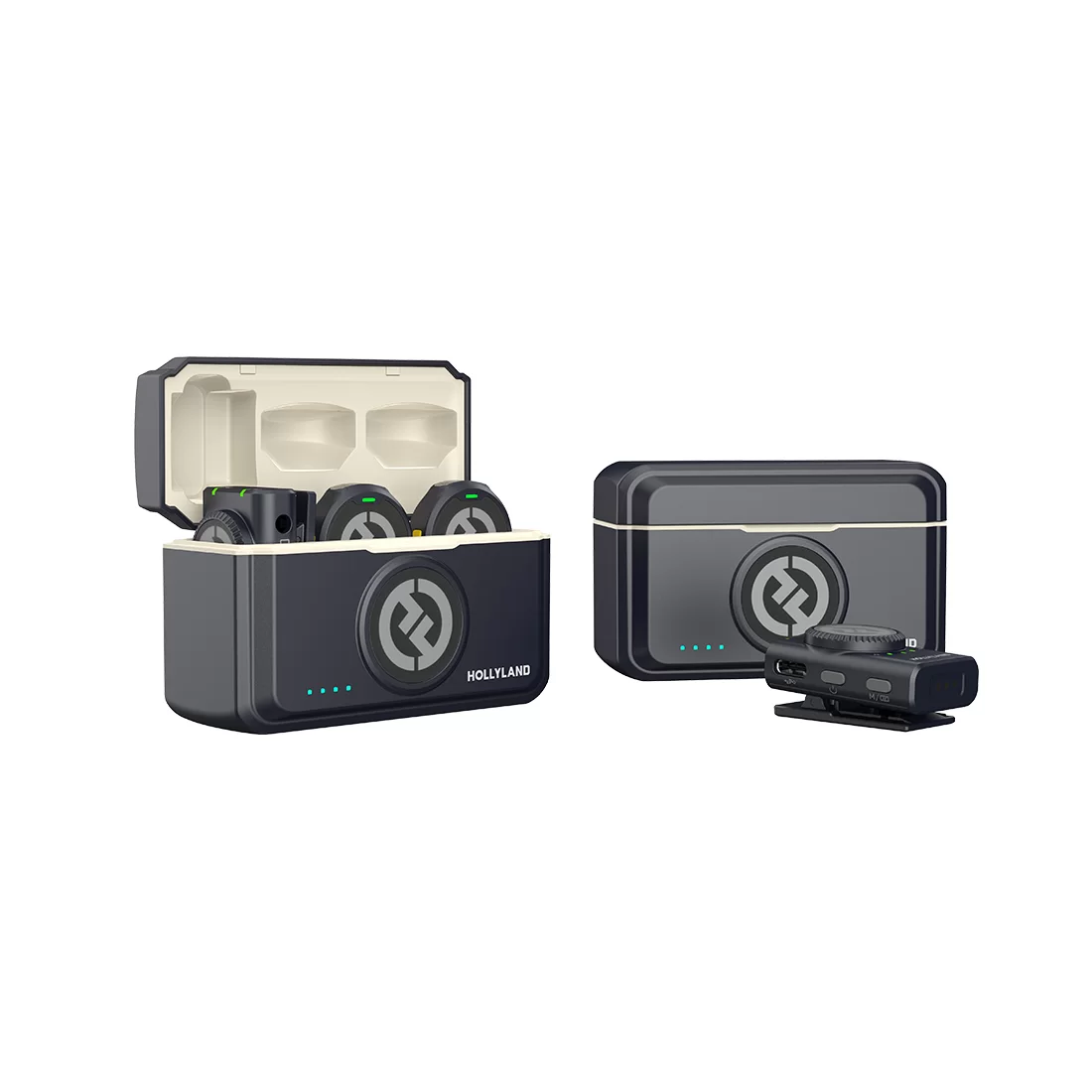 Петличный микрофон Hollyland Lark M2 Combo Черный – купить недорого с доставкой по Алматы и Казахстану