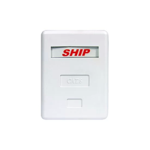 Розетка Настенная телекоммуникационная 1 Модуль SHIP A185-1 — купить в Казахстане | neom.kz