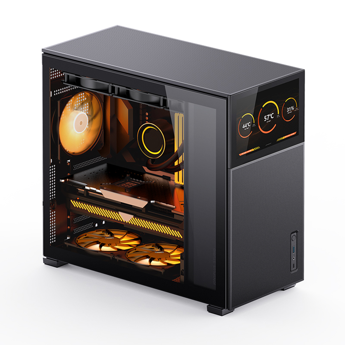 Компьютерный корпус Jonsbo D41 MESH SCREEN Black без Б/П фото 2