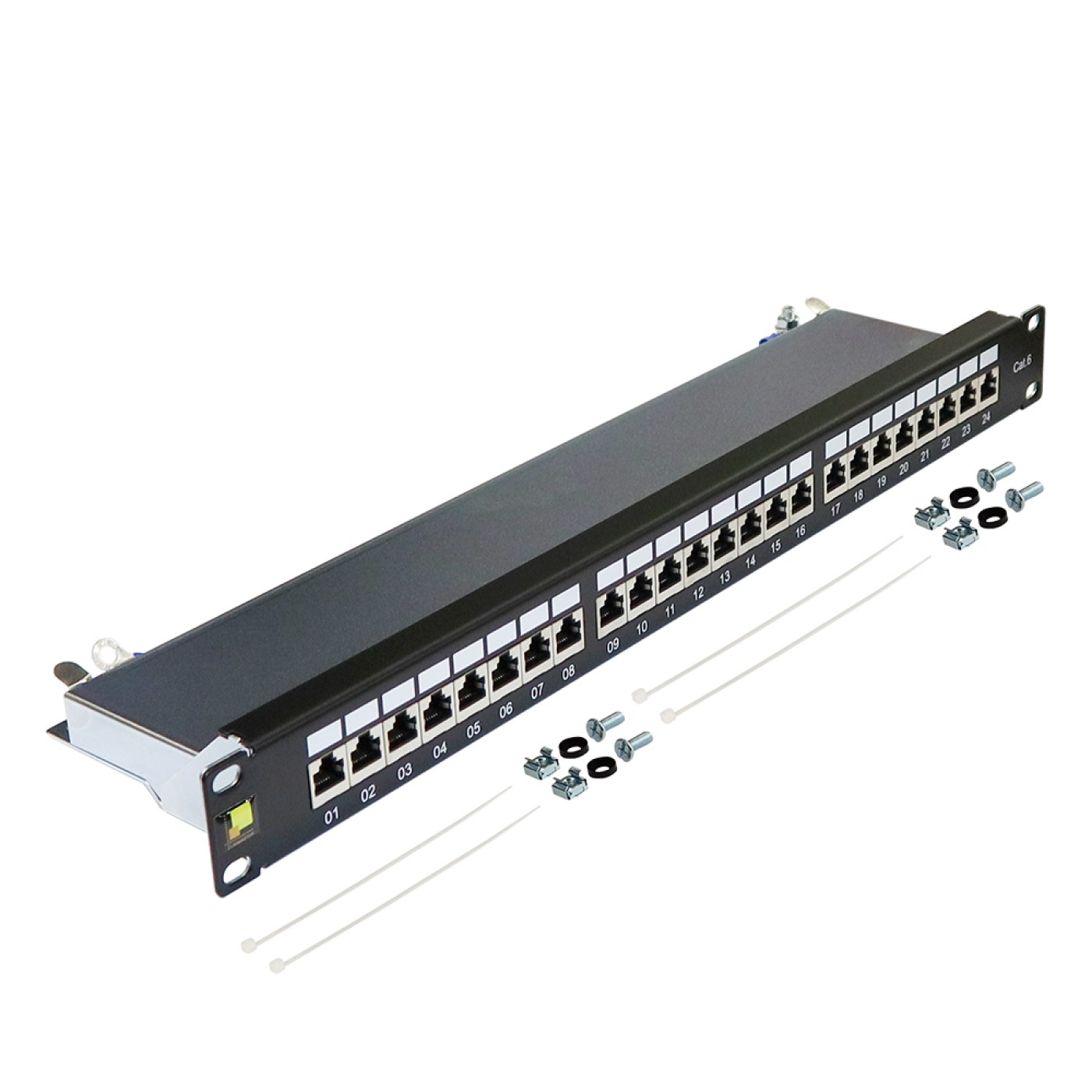 Патч-панель 19 дюймов Lanmaster LAN-PPL24S6, 24 порта, FTP, кат. 6, 1U — купить в Казахстане | neom.kz