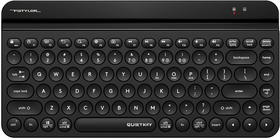 Клавиатура мембранная беспроводная A4Tech Fstyler FBK30, чёрная