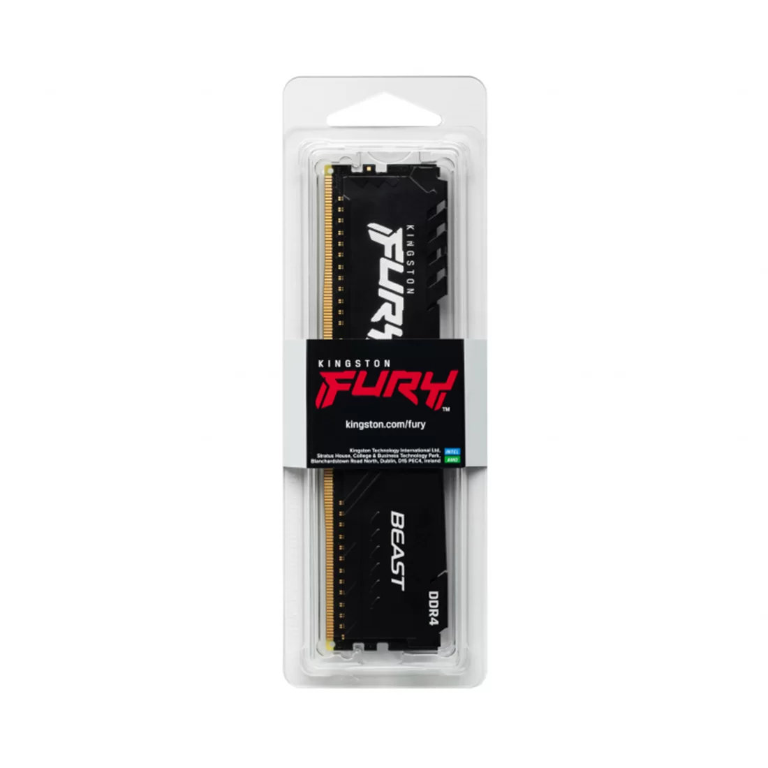 Модуль памяти Kingston Fury Beast KF436C17BB/8 DDR4 8GB 3600MHz — оперативная память RAM фото 3