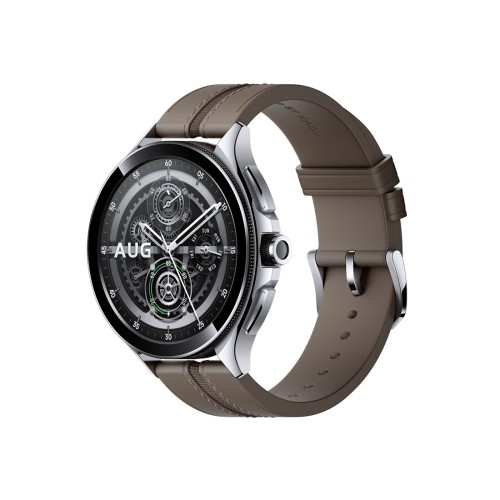 Смарт часы Xiaomi Watch 2 Pro-Bluetooth Silver Case with Brown Leather Strap – купить недорого с доставкой по Алматы и Казахстану
