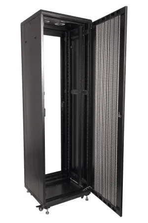 Шкаф серверный напольный Pixietech PXT-20-476010-54 19 дюймов 47U 600x1000x2222 мм, перфорированная дверь – купить недорого с доставкой по Алматы и Казахстану