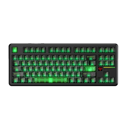 Клавиатура игровая механическая беспроводная Attack Shark X87 Ultra Shadow Jade, 87 клавиш — купить в Казахстане | neom.kz