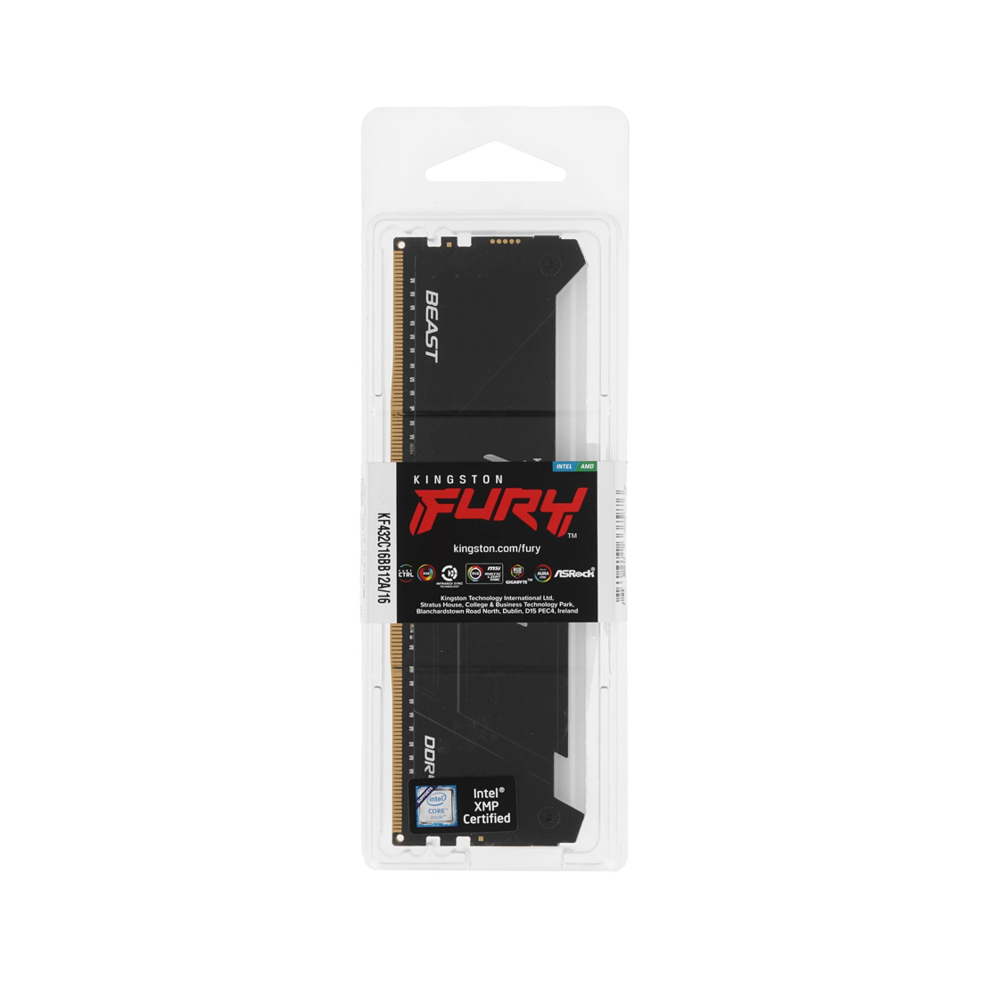 Модуль памяти Kingston FURY Beast RGB KF432C16BB12A/16WP DDR4 16GB 3200MHz — оперативная память RAM