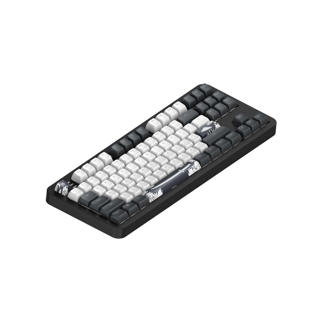 Клавиатура игровая механическая проводная Dark Project ALU87B Bushido, чёрная – купить недорого с доставкой по Алматы и Казахстану