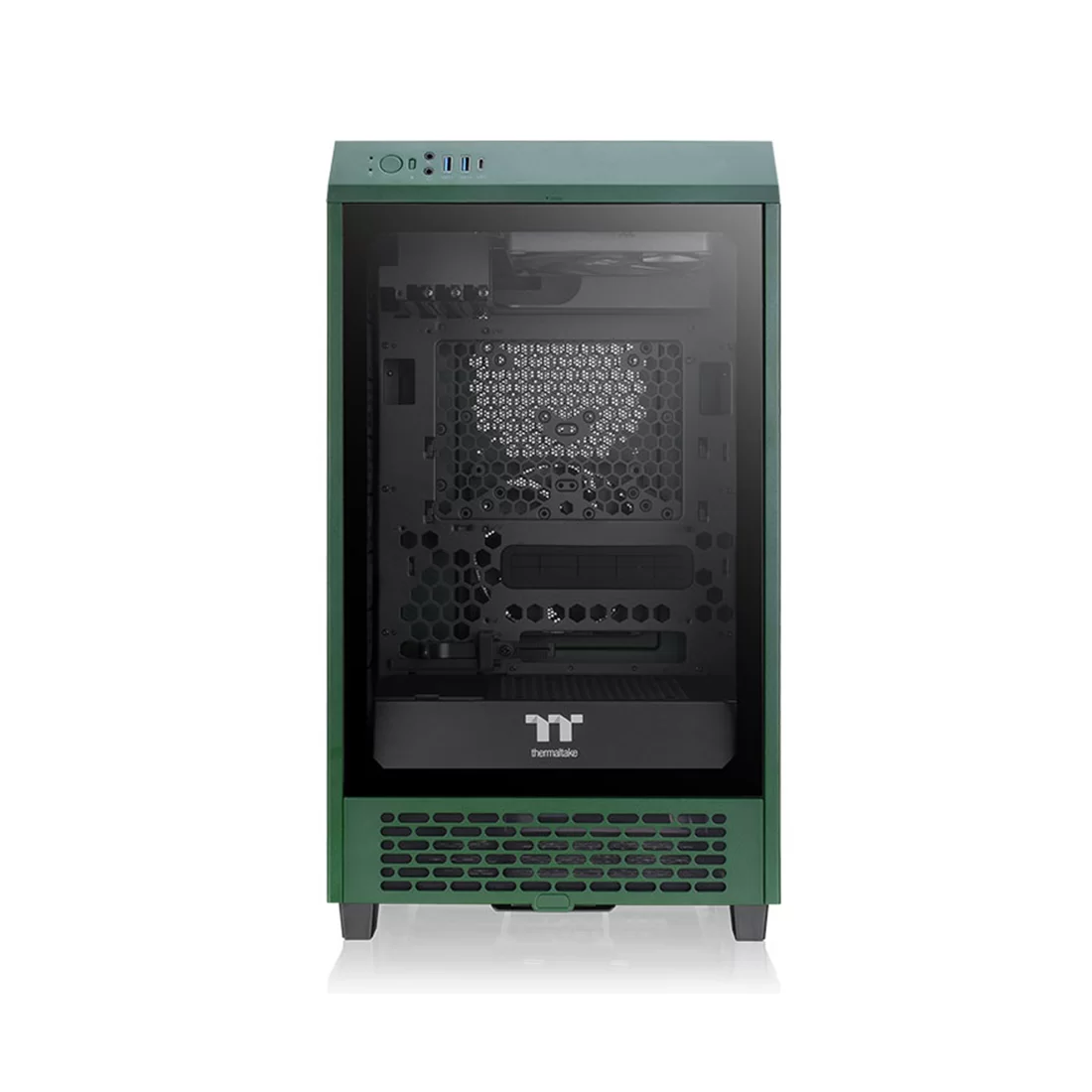 Корпус Thermaltake The Tower 200 Racing, Green фото 2