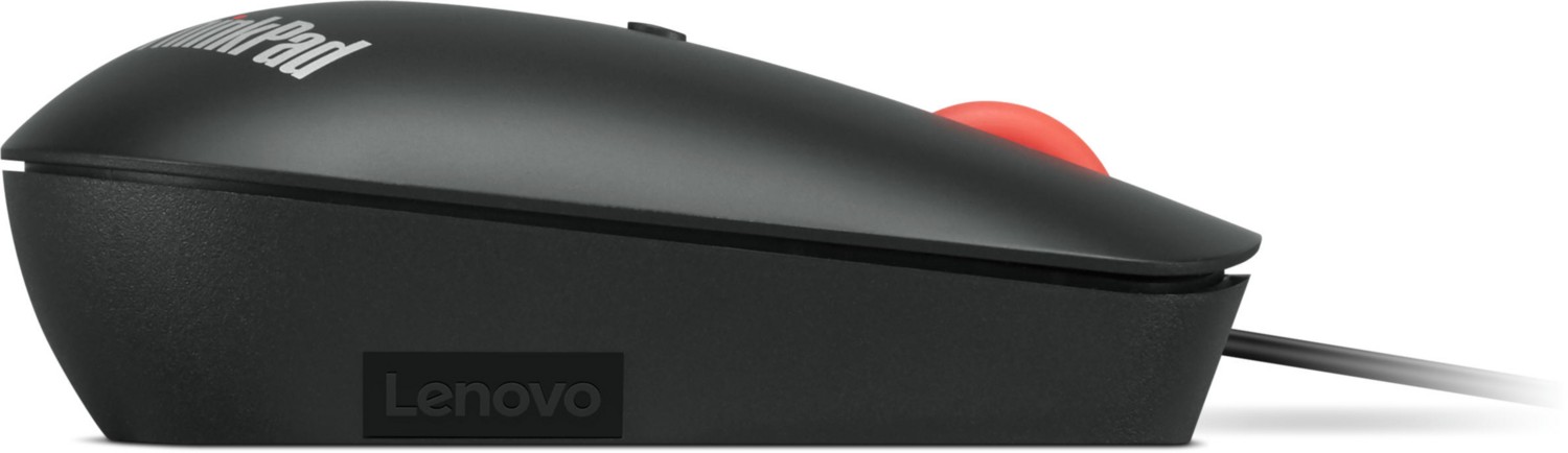 Мышь проводная Lenovo ThinkPad USB-C Wired Compact, 4 кнопки, 2400 dpi, чёрная — купить в Казахстане | neom.kz