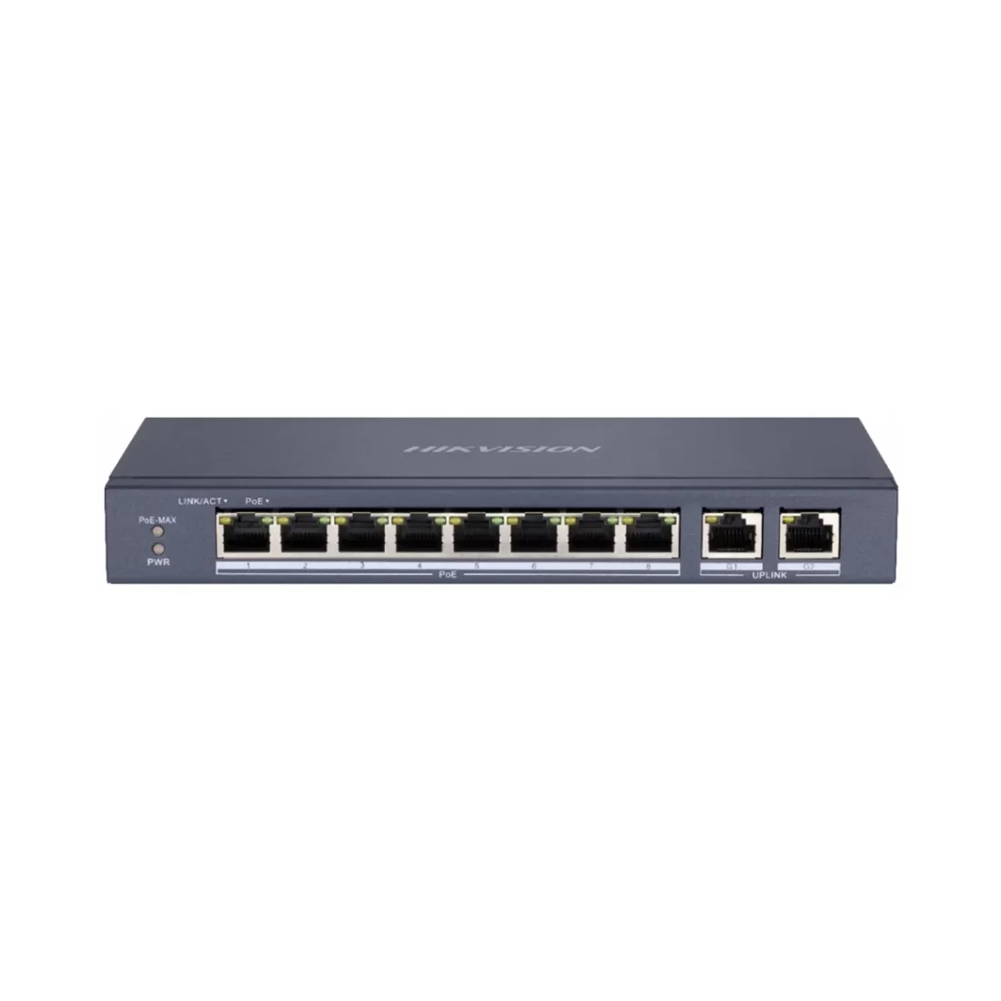 Коммутатор Hikvision DS-3E0310P-E/M(B), 8 портов 1 Гбит/с, PoE, неуправляемый – купить недорого с доставкой по Алматы и Казахстану