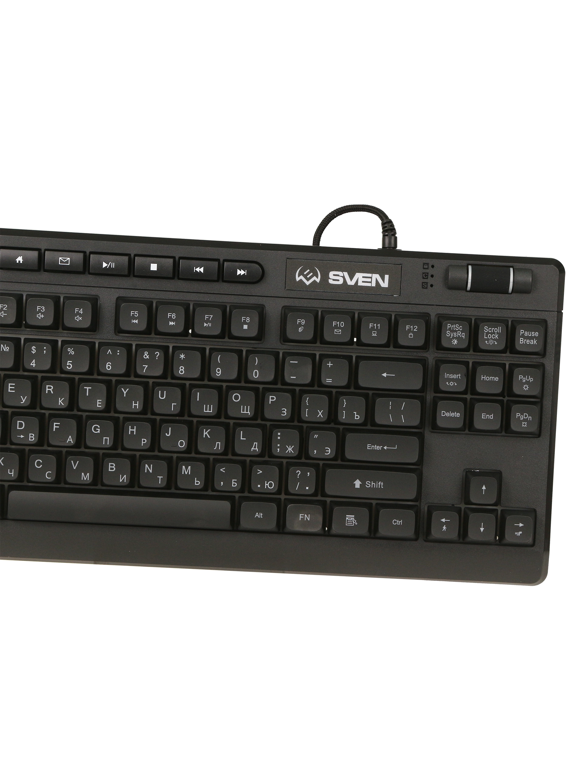 Клавиатура игровая мембранная проводная SVEN KB-G8200, чёрная – купить недорого с доставкой по Алматы и Казахстану фото 4