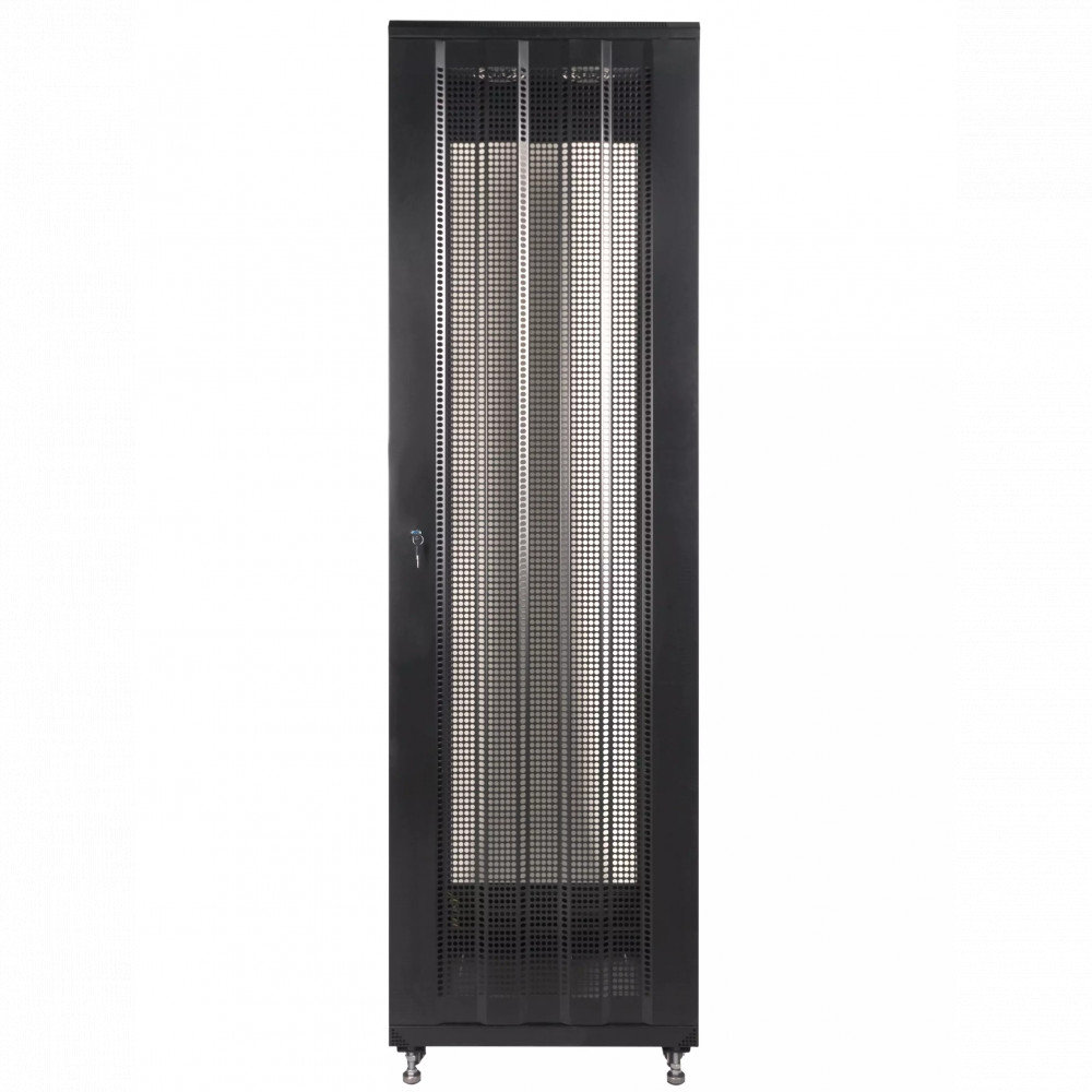 Шкаф серверный напольный Pixietech PXT-20-426012-54 19 дюймов 42U 600x1200x2000 мм, перфорированная дверь – купить недорого с доставкой по Алматы и Казахстану фото 4