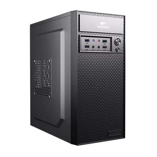 Корпус Wintek K260, mATX mini tower, (Без БП), чёрный