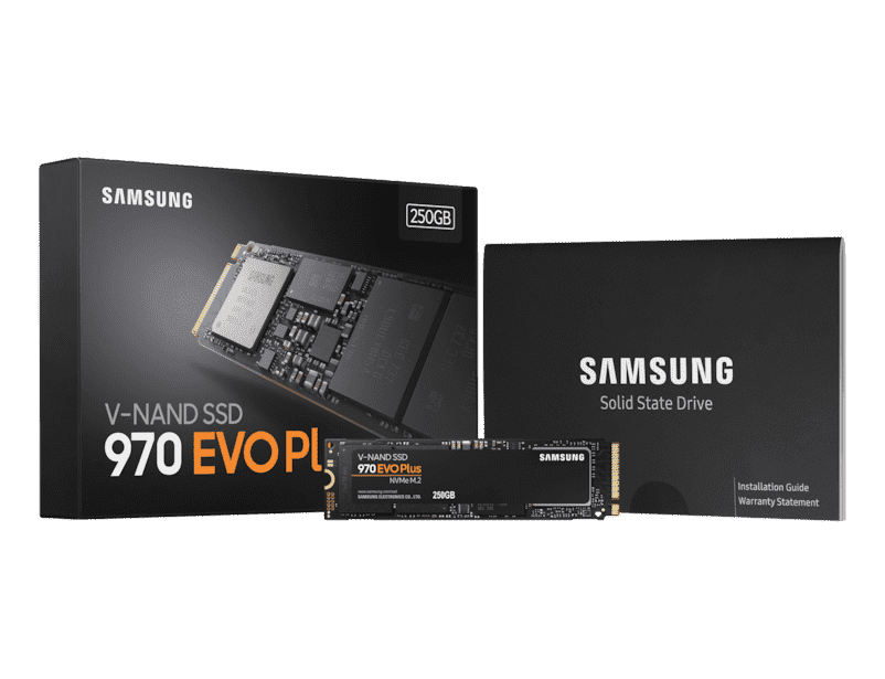SSD накопитель 250 Gb Samsung 970 EVO Plus, M.2, PCIe 3.0