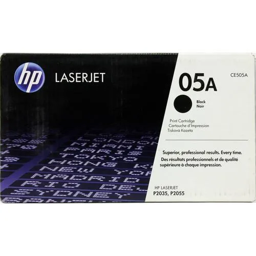 Картридж лазерный HP CE505A Black Print Cartridge for LaserJet P2035 /P2055, up to 2,300 pages – купить недорого с доставкой по Алматы и Казахстану