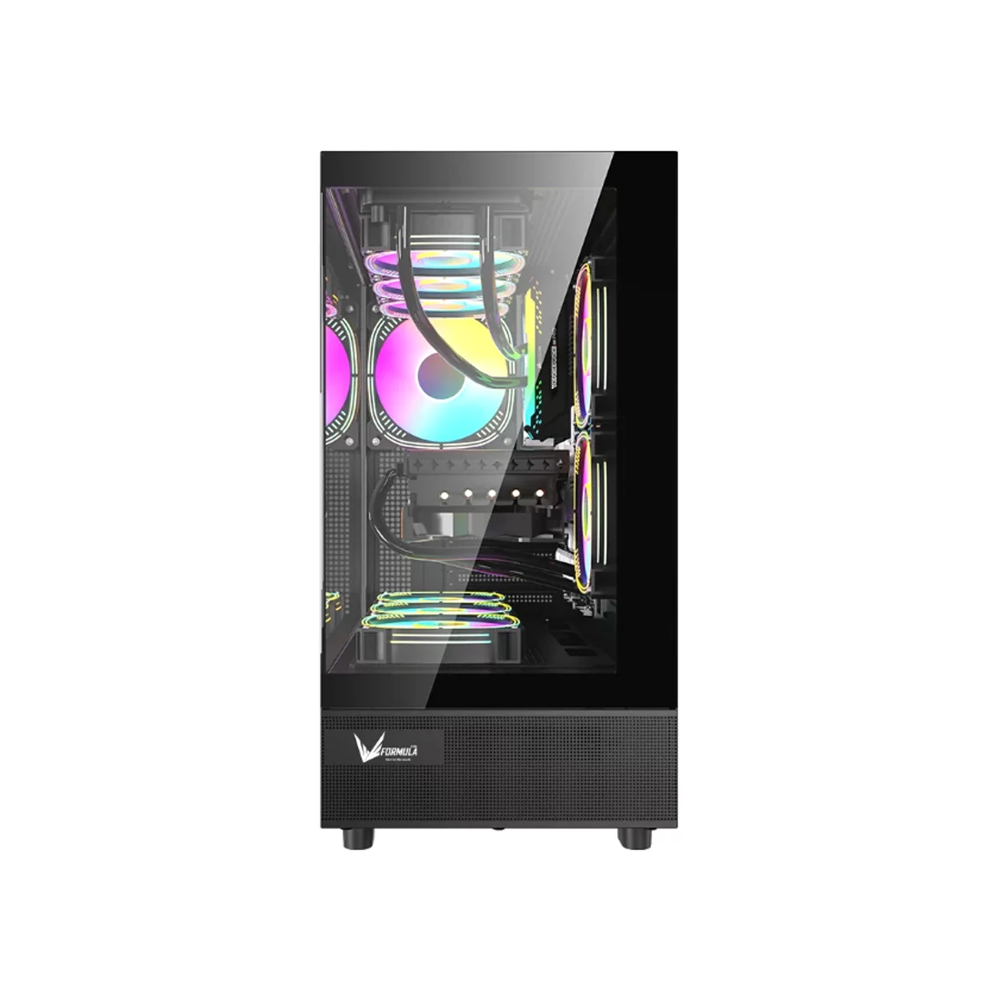 Компьютерный корпус Formula V Crystal Z8 FLOE Black без Б/П фото 2